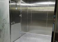 주문 제작된 여닫이 문 150 밀리미터 철강 돌풍 냉각장치 42KG/M3 비중 깊이인 냉장고 냉장실